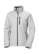 Grey Fog Helly Hansen Women's Crew Midlayer Jacket 2.0